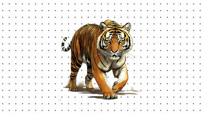 Desenhos de Tigre para colorir