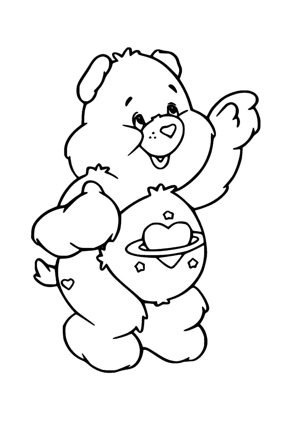 Desenho de Ursinhos Carinhosos