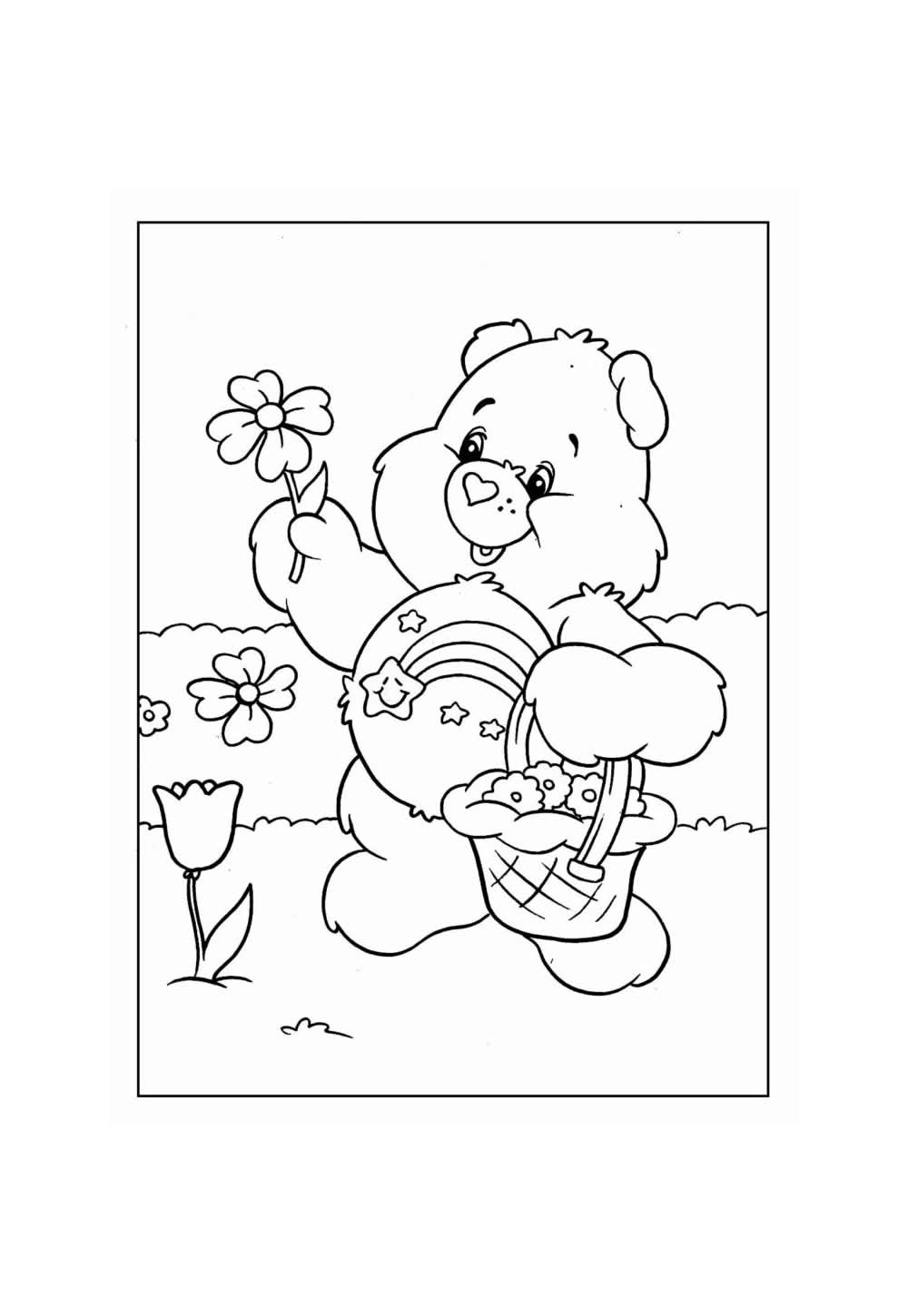 Desenho de Ursinhos Carinhosos