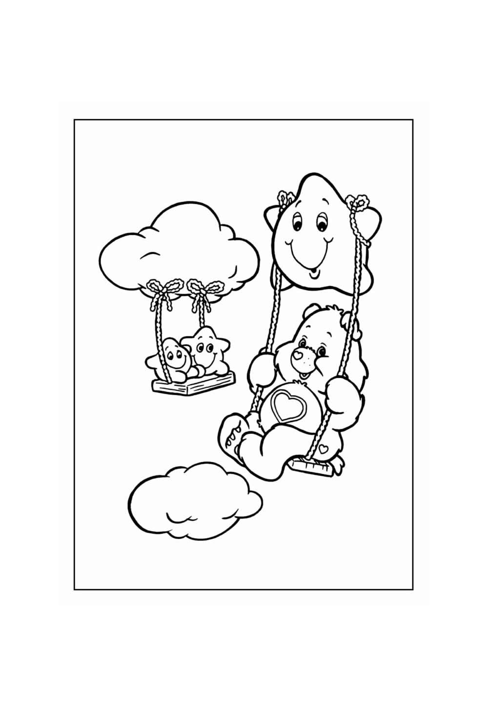 Desenho de Ursinhos Carinhosos