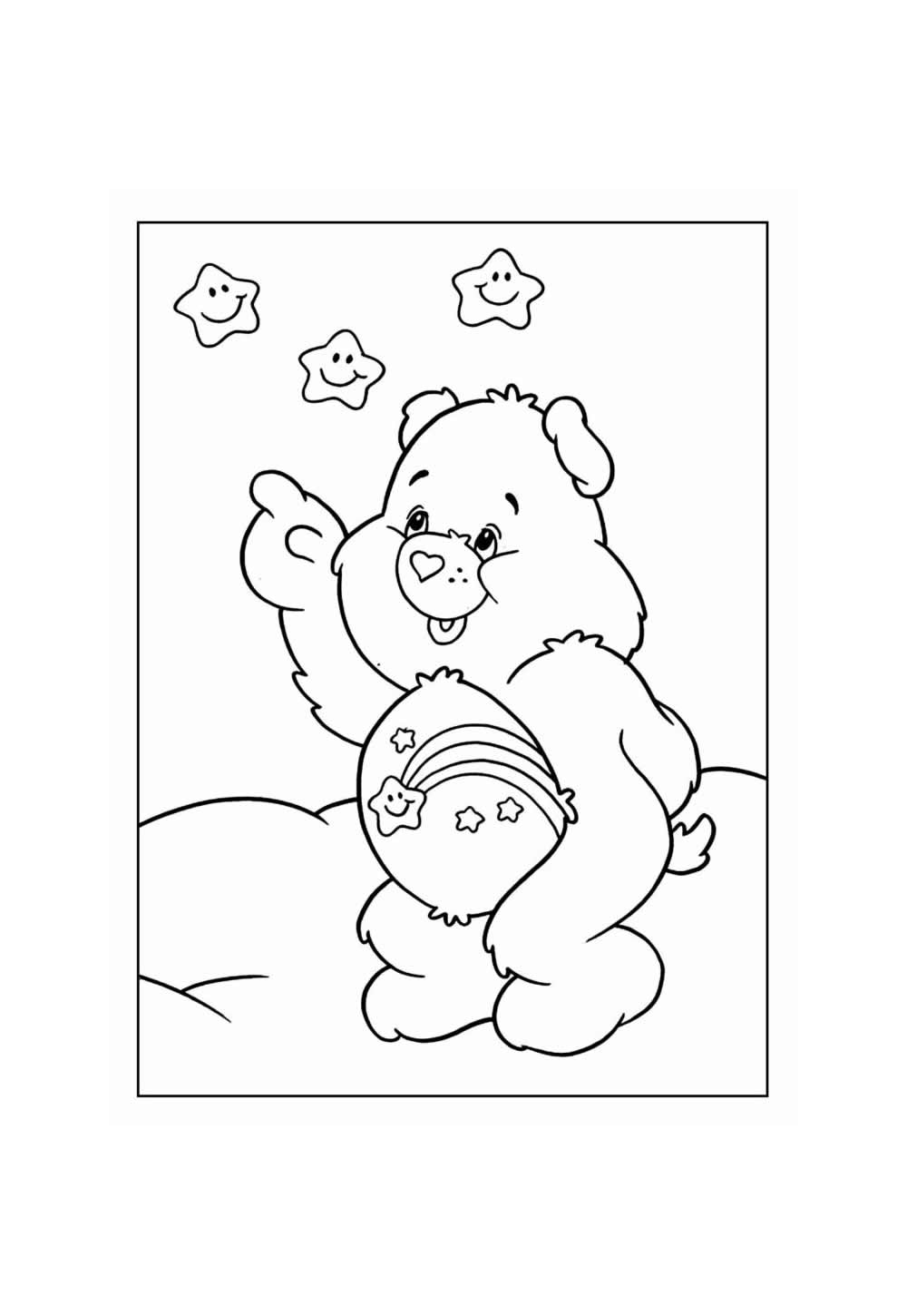 Desenho de Ursinhos Carinhosos