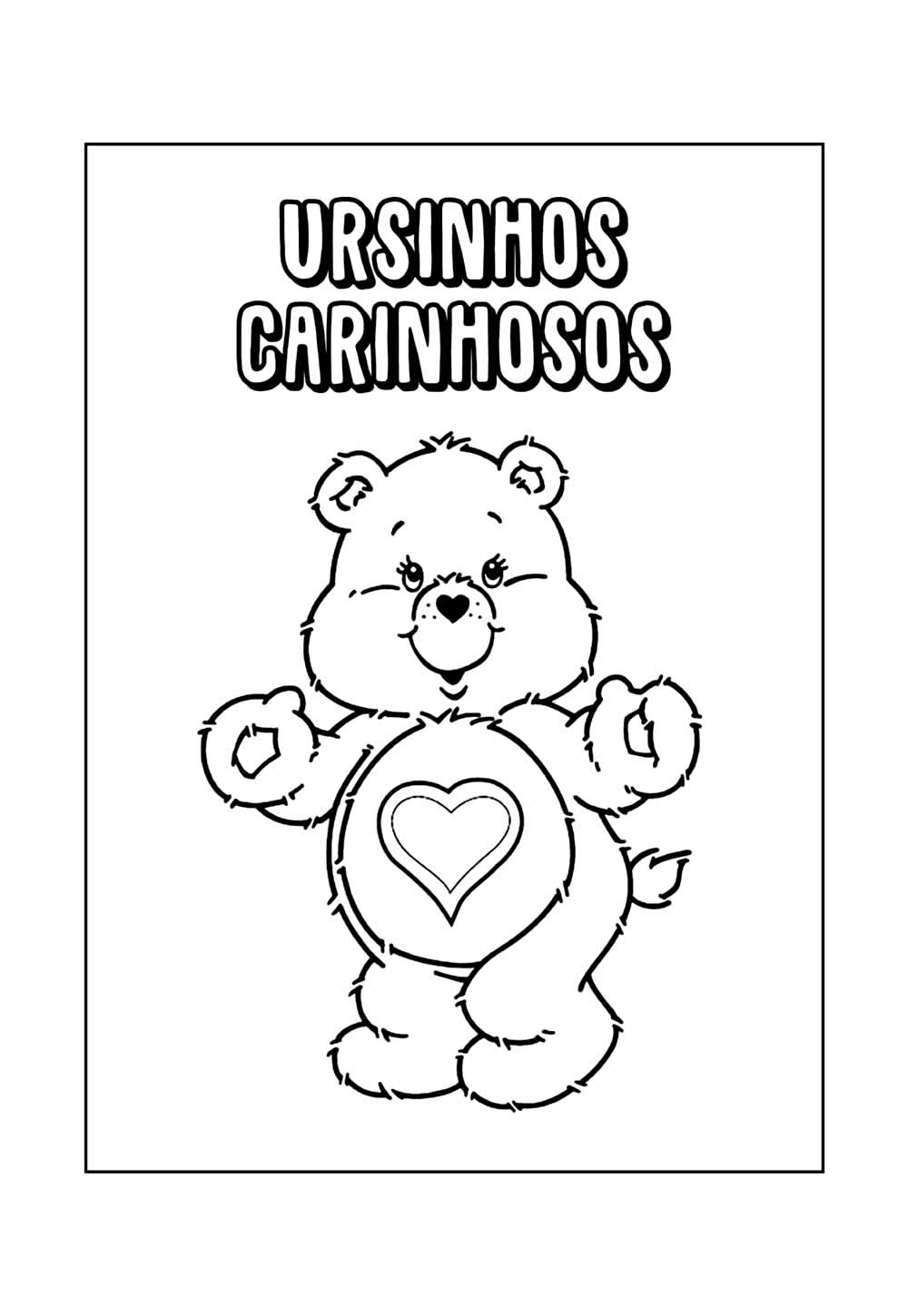 Desenho Educativo Ursinhos Carinhosos