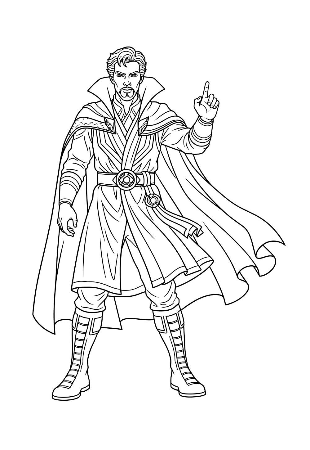 Desenho do Doutor Estranho