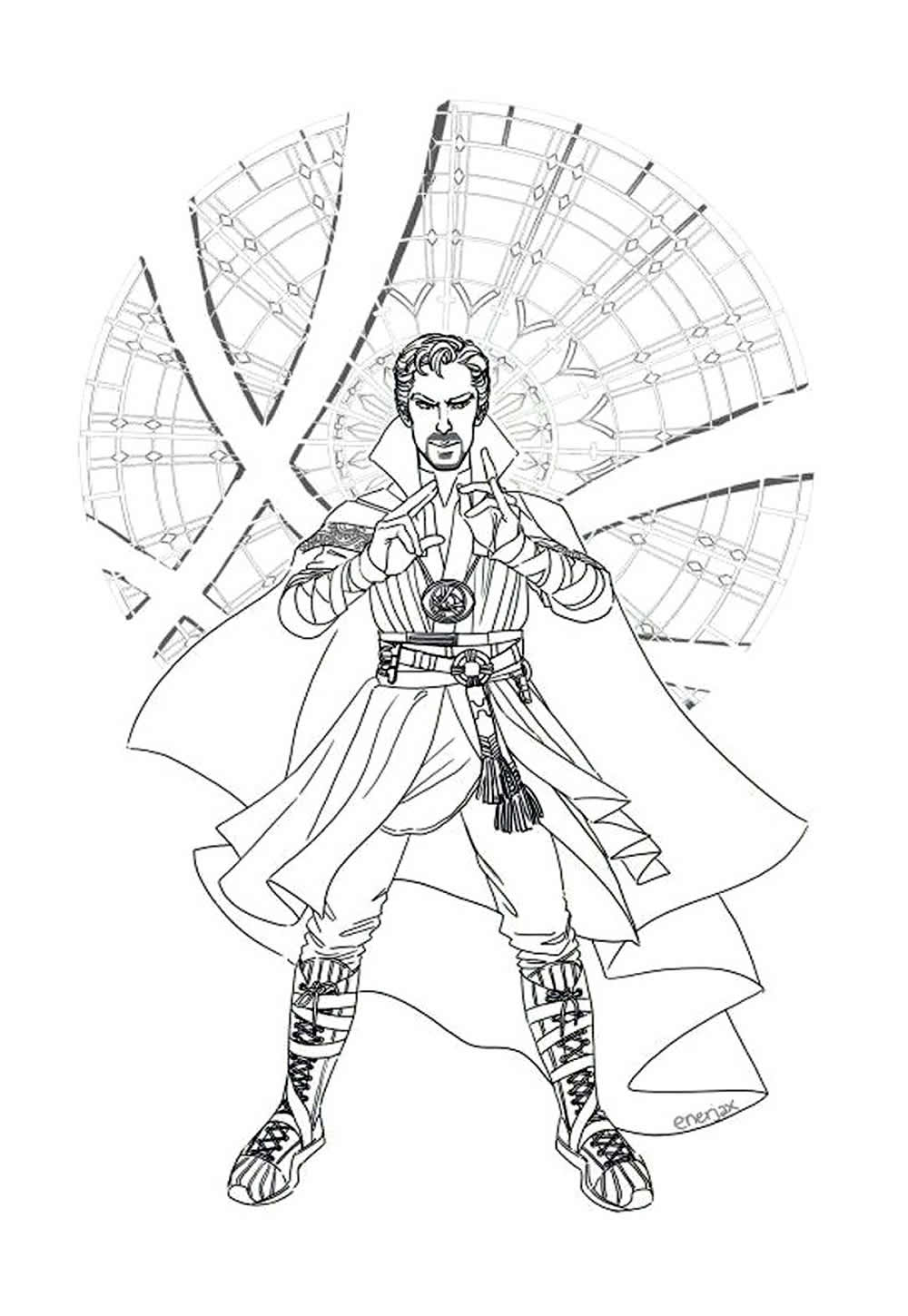 Desenho Doutor Estranho Colorir