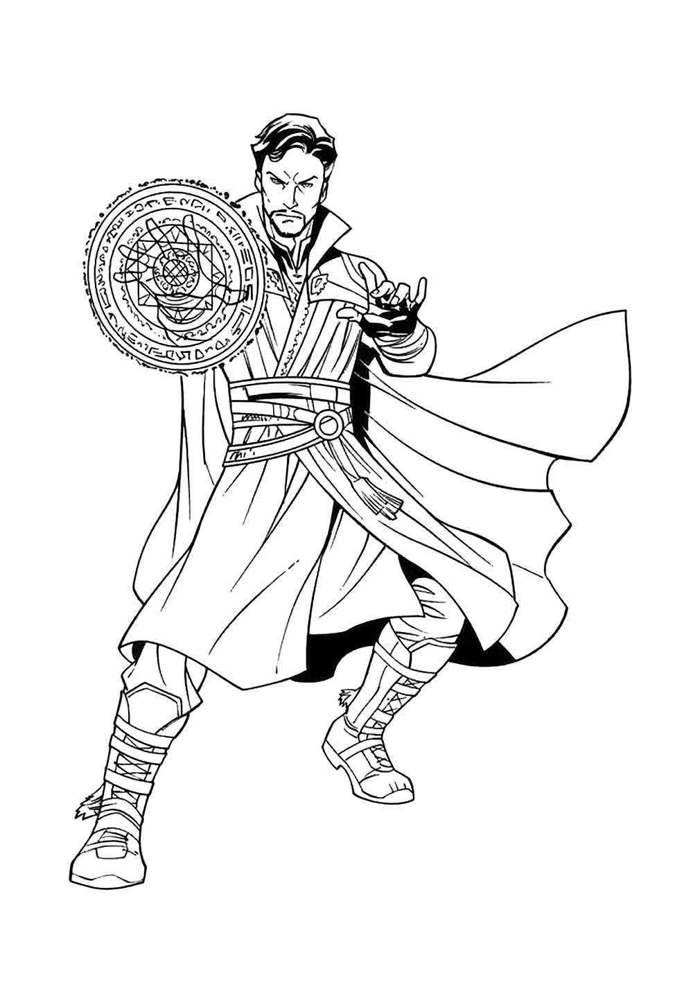 Doutor Estranho para pintar