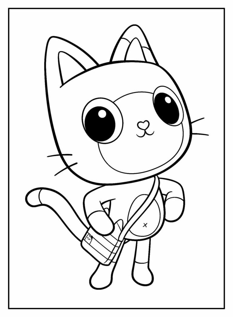 Desenhos da Casa Mágica da Gabby para colorir - Bora Colorir