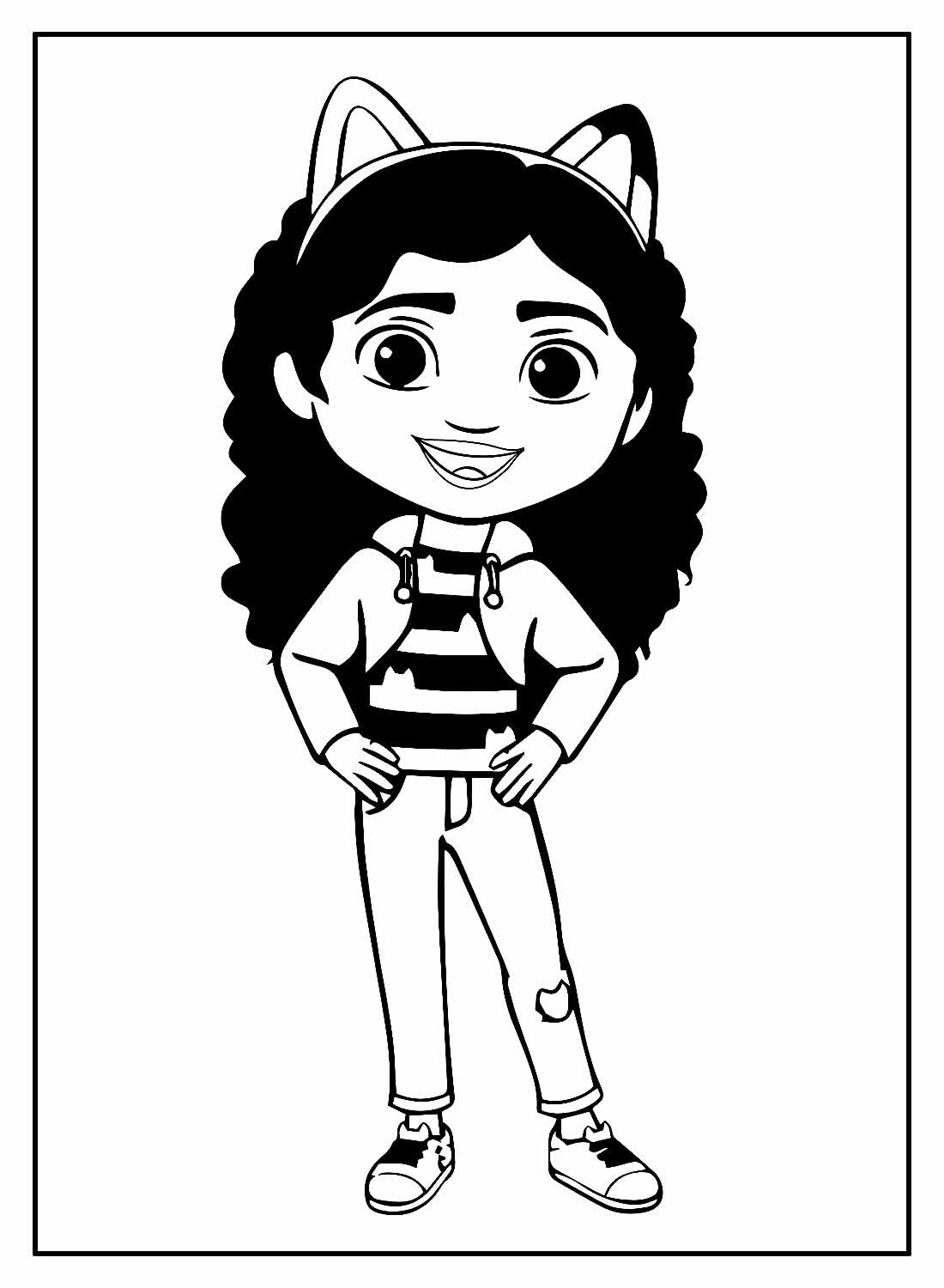 Desenhos da Casa Mágica da Gabby para colorir - Bora Colorir