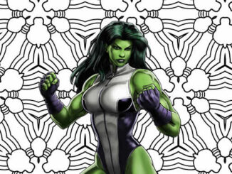 Desenhos da Mulher-Hulk para colorir