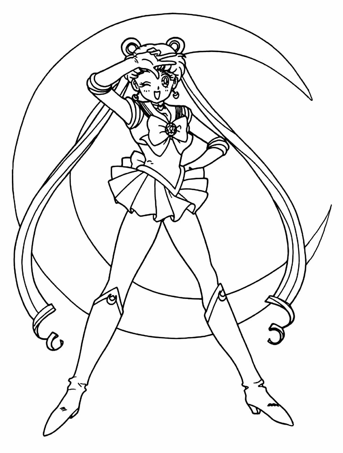 Desenhos Da Sailor Moon Para Colorir Bora Colorir