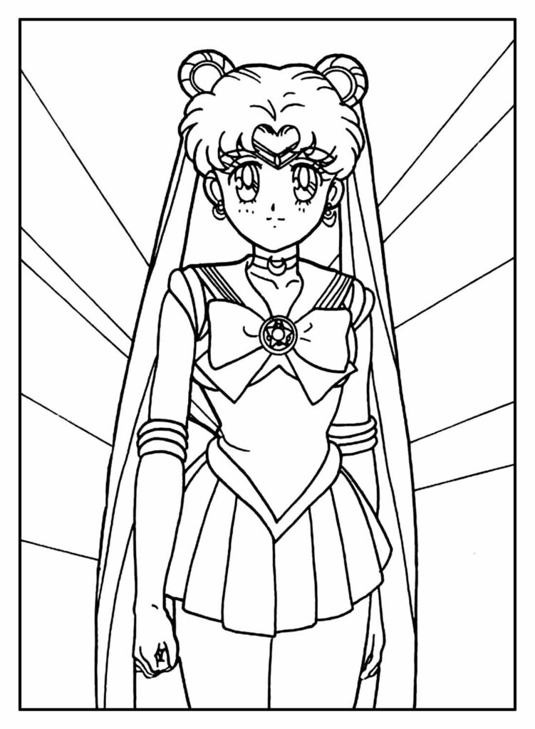 Desenhos da Sailor Moon para pintar e colorir - Pinte Online