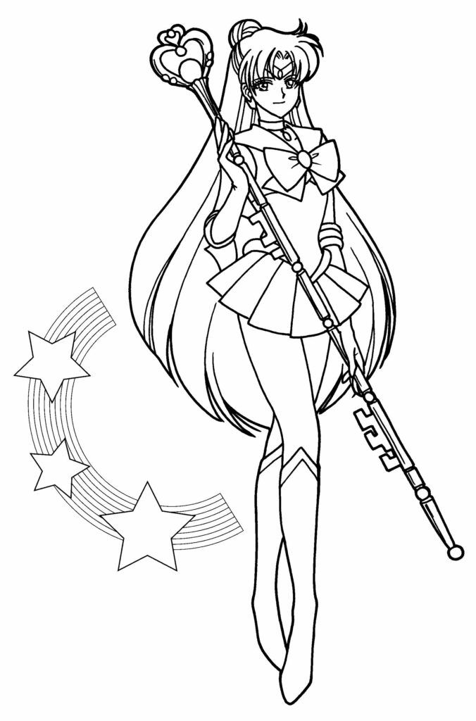 Desenho da Sailor Moon