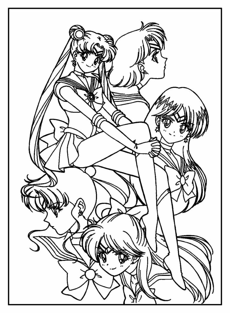 Desenhos Da Sailor Moon Para Colorir Bora Colorir