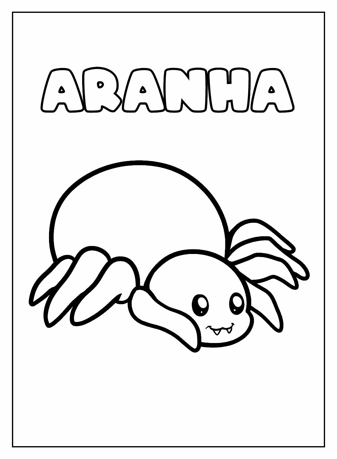 Desenhos de Aranha para colorir - Bora Colorir