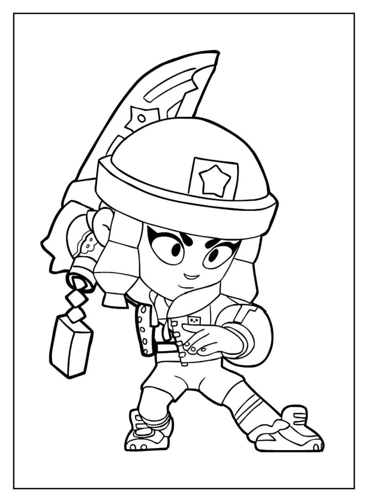 Desenho Brawl Stars para colorir