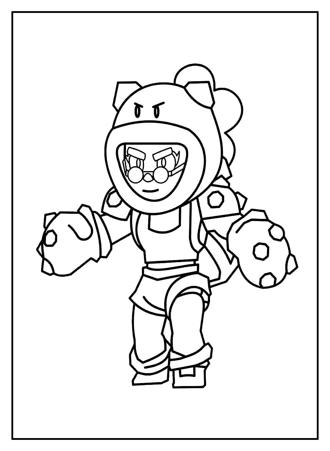 Desenhos De Brawl Stars Para Colorir Bora Colorir 