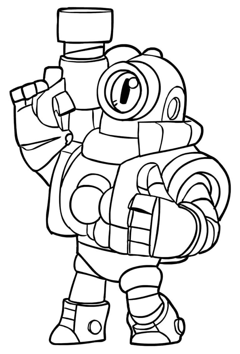 Desenhos de Brawl Stars para colorir - Bora Colorir