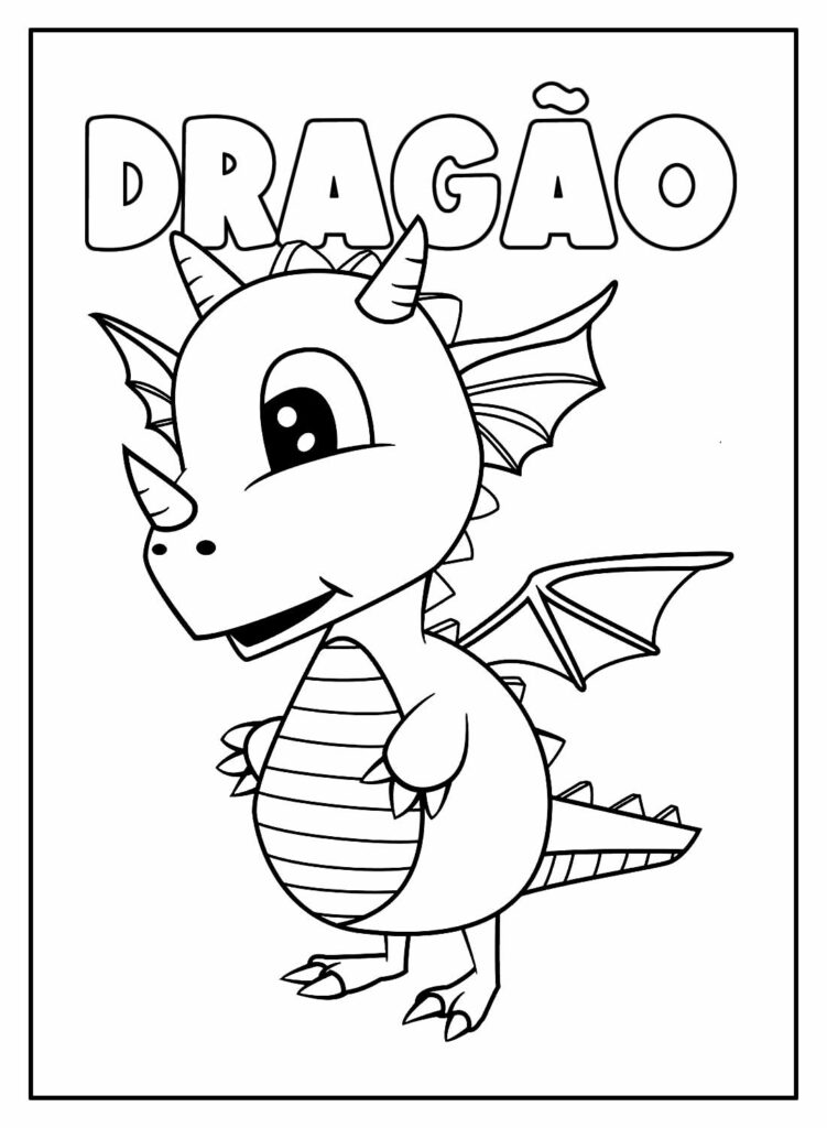 Desenho Para Colorir dragão na torre - Imagens Grátis Para Imprimir - img  31059