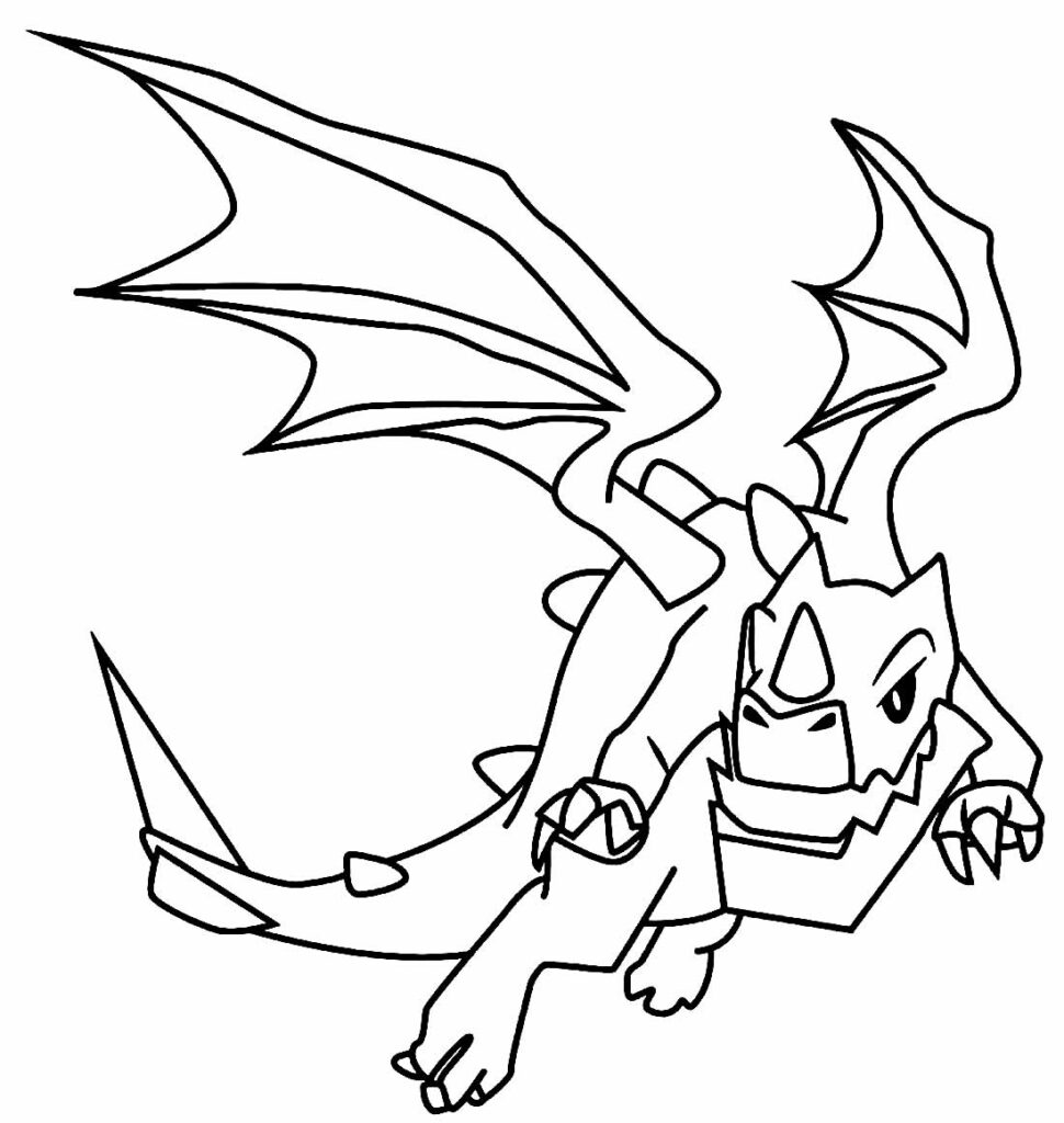 Desenho de Dragão