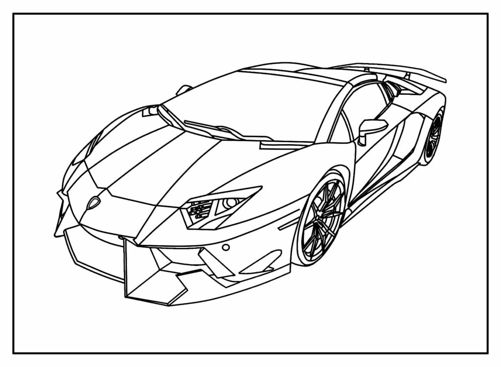 Lamborghini para pintar