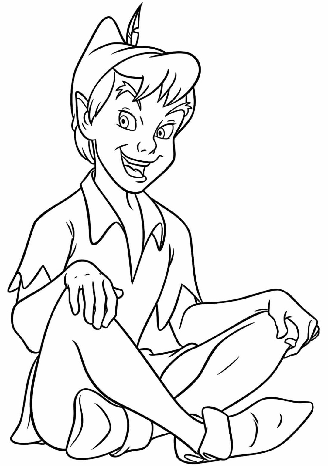 Desenhos do Peter Pan para colorir - Bora Colorir