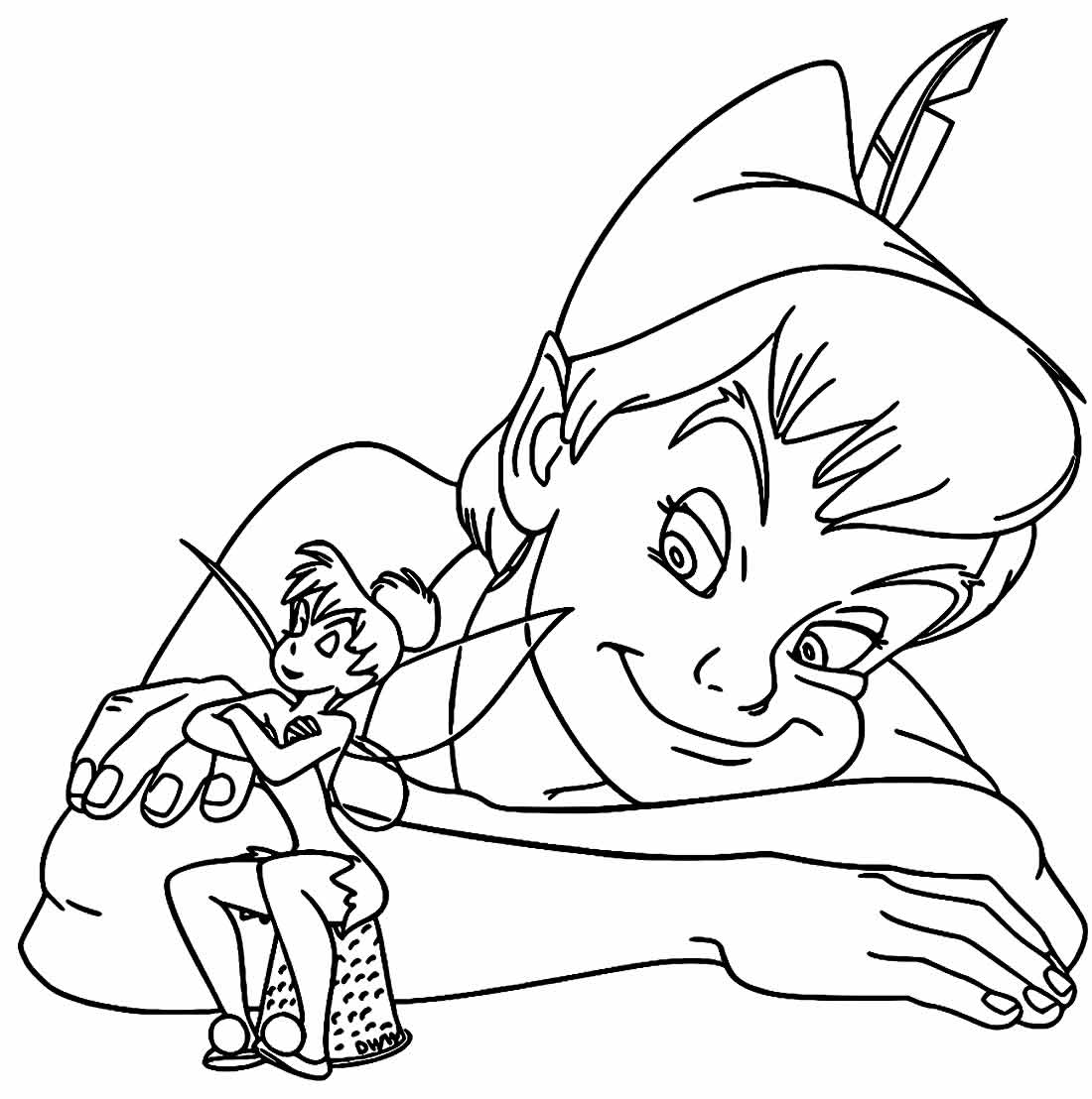 Desenhos do Peter Pan para colorir - Bora Colorir