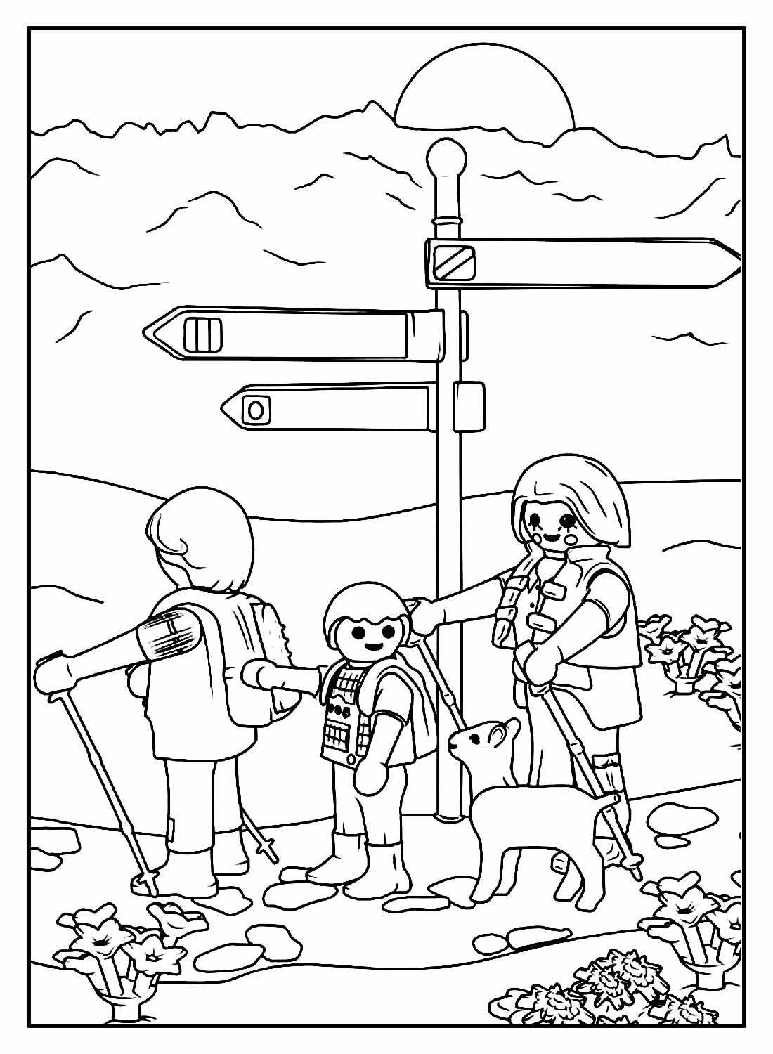 Desenhos De Playmobil Para Colorir Bora Colorir 6306