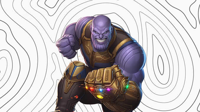 Desenhos de Thanos para pintar