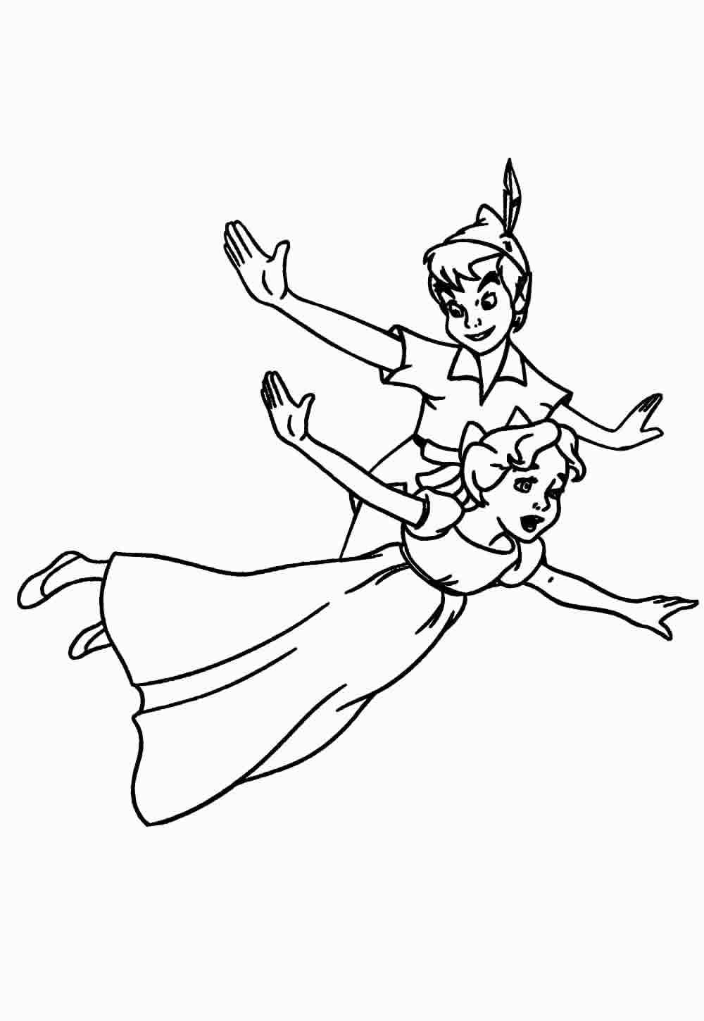 Peter Pan para colorir