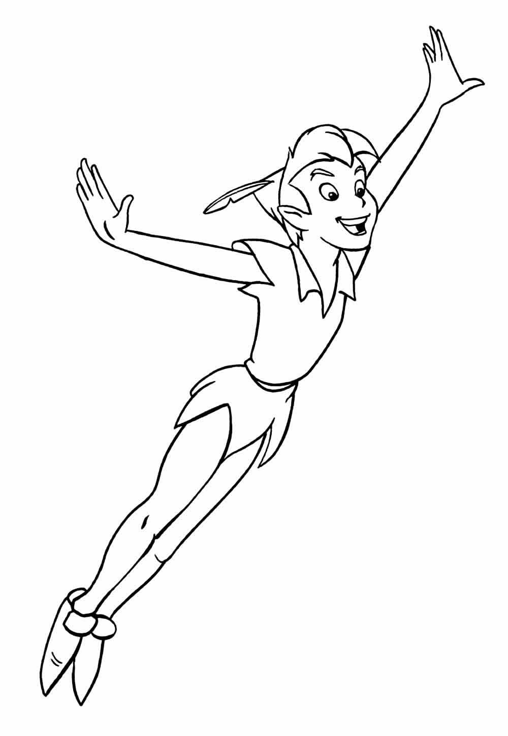 Pintar desenho de Peter Pan