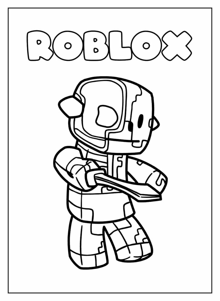 43 ideias de Roblox ideias  roblox, páginas para colorir