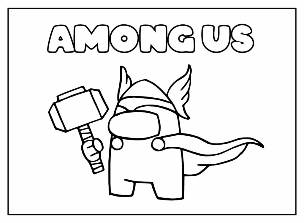 Desenhos de Among Us para colorir em COQUINHOS