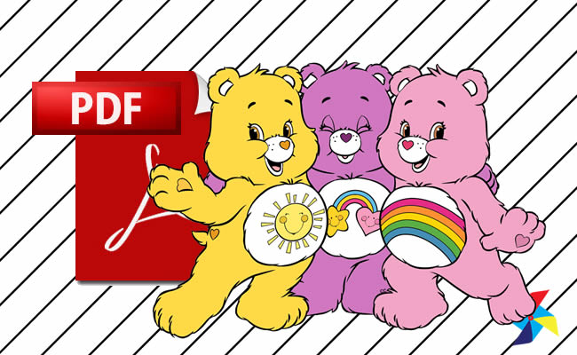Desenhos dos Ursinhos Carinhosos em PDF
