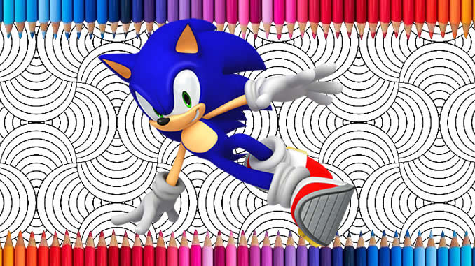 Desenhos do Sonic para Colorir Online