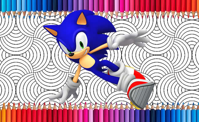 Desenhos do Sonic para Colorir Online