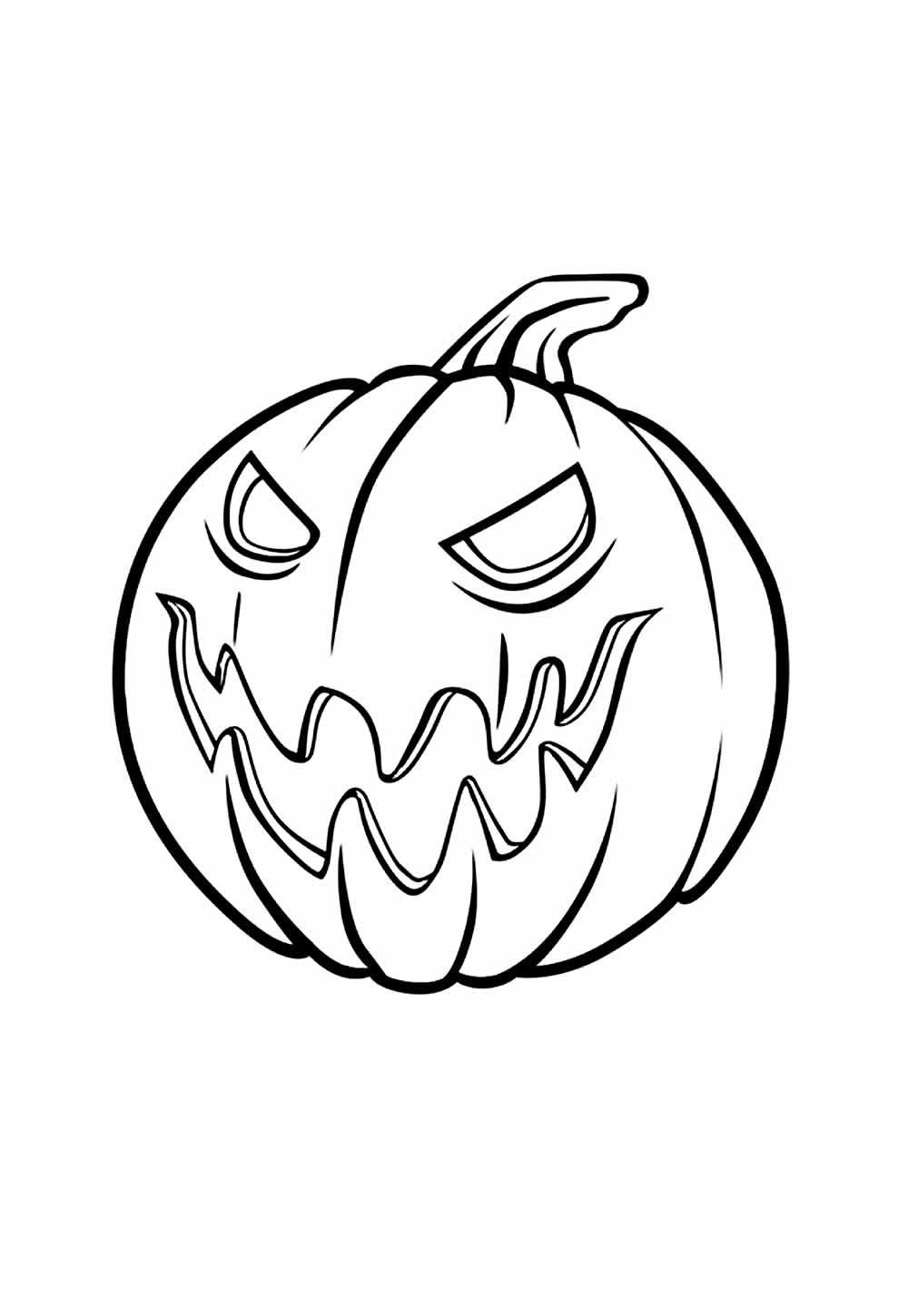 Desenhos de Abóbora de Halloween para colorir