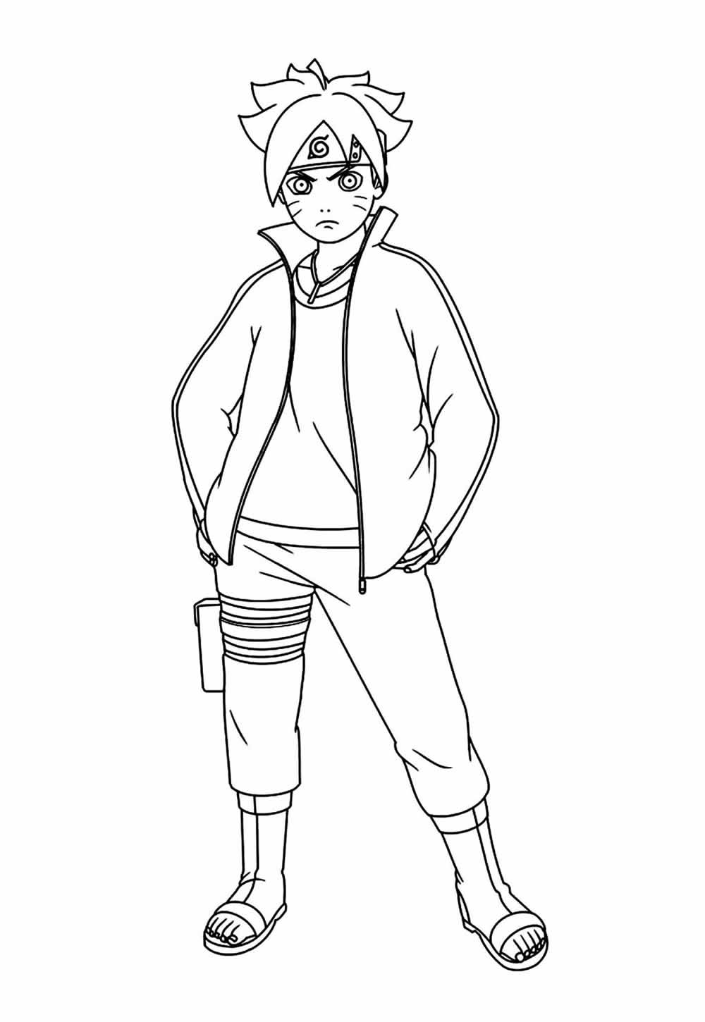 Desenho do Boruto