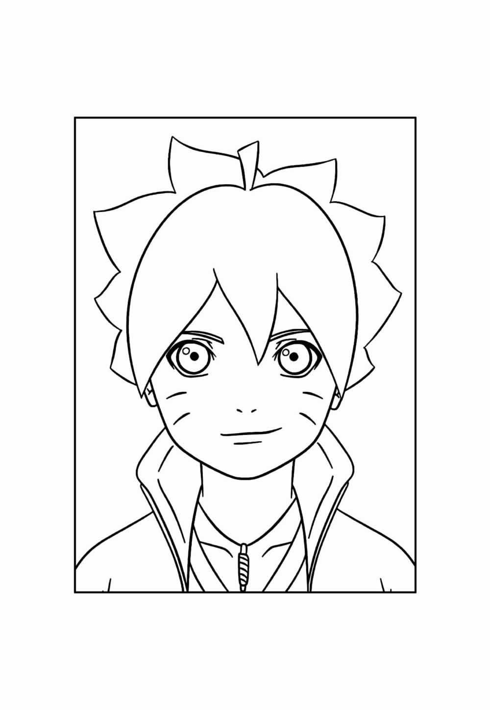 Boruto para colorir
