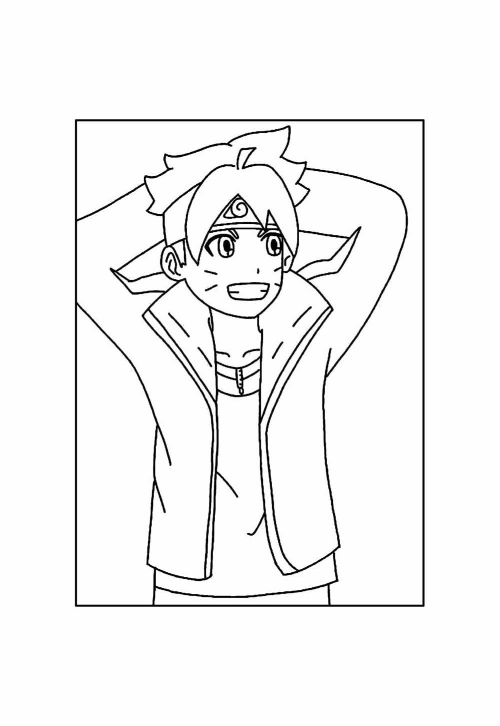 Desenho do Boruto