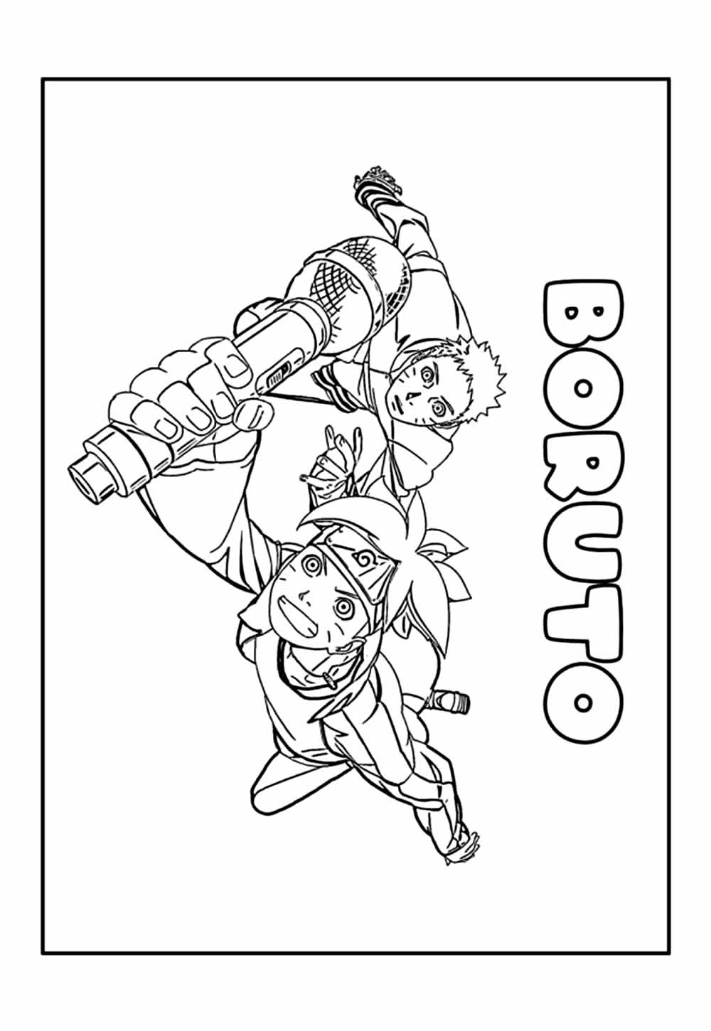 Desenhos para colorir de Boruto