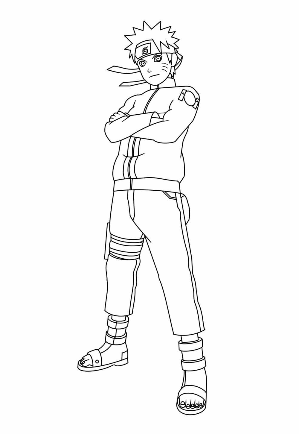 Boruto para colorir