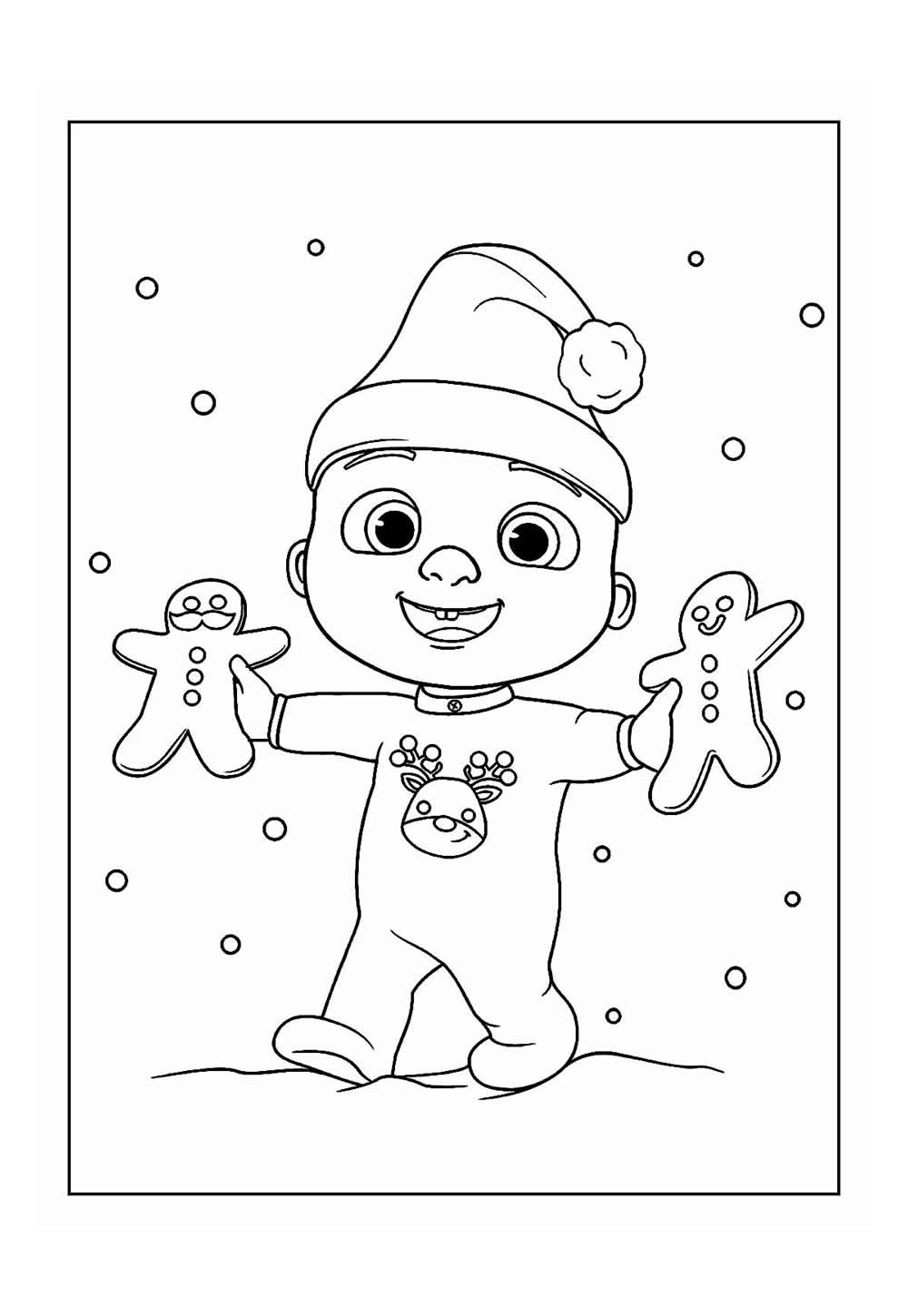 Desenho de Cocomelon para pintar