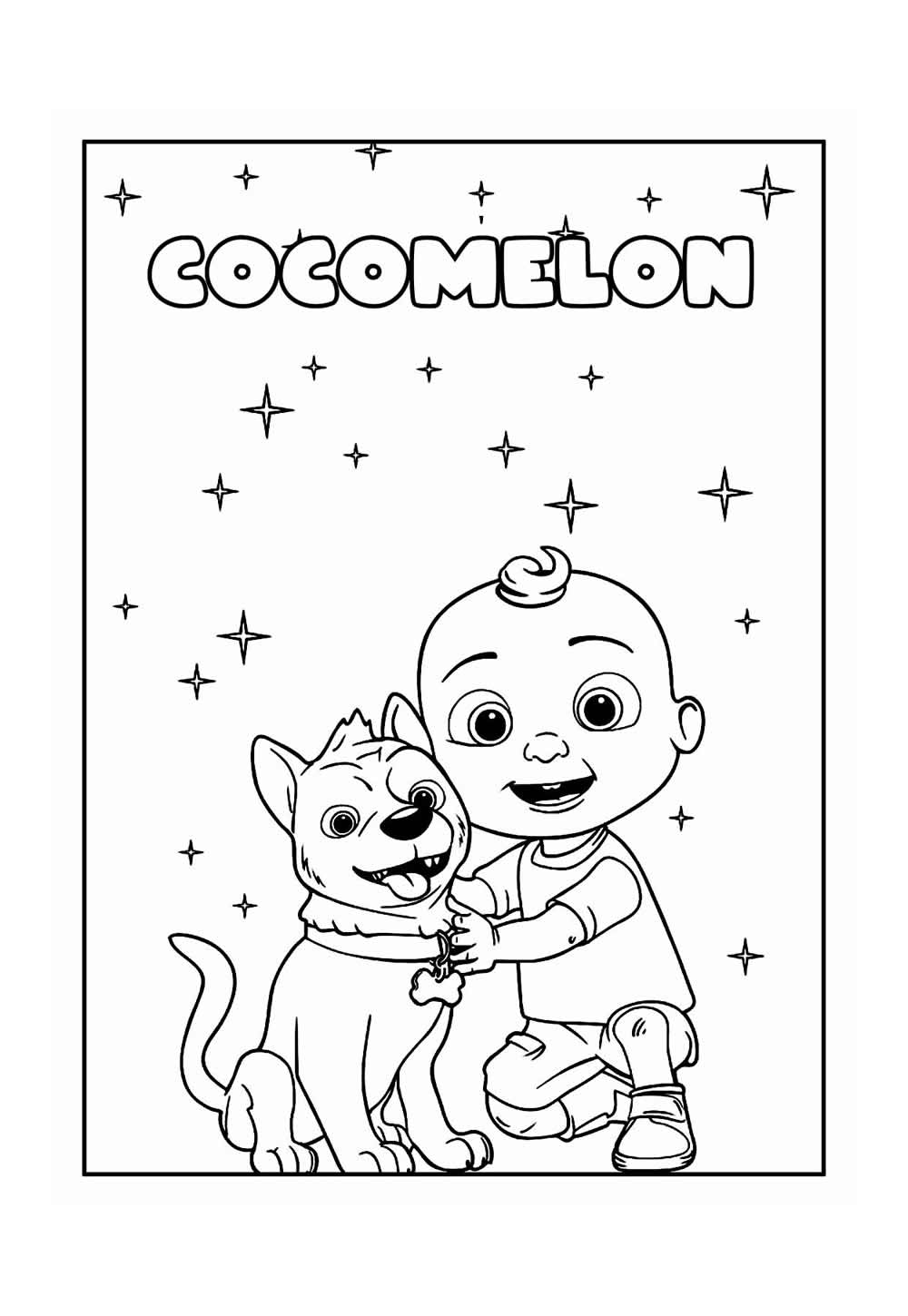 Imagem de Cocomelon para colorir