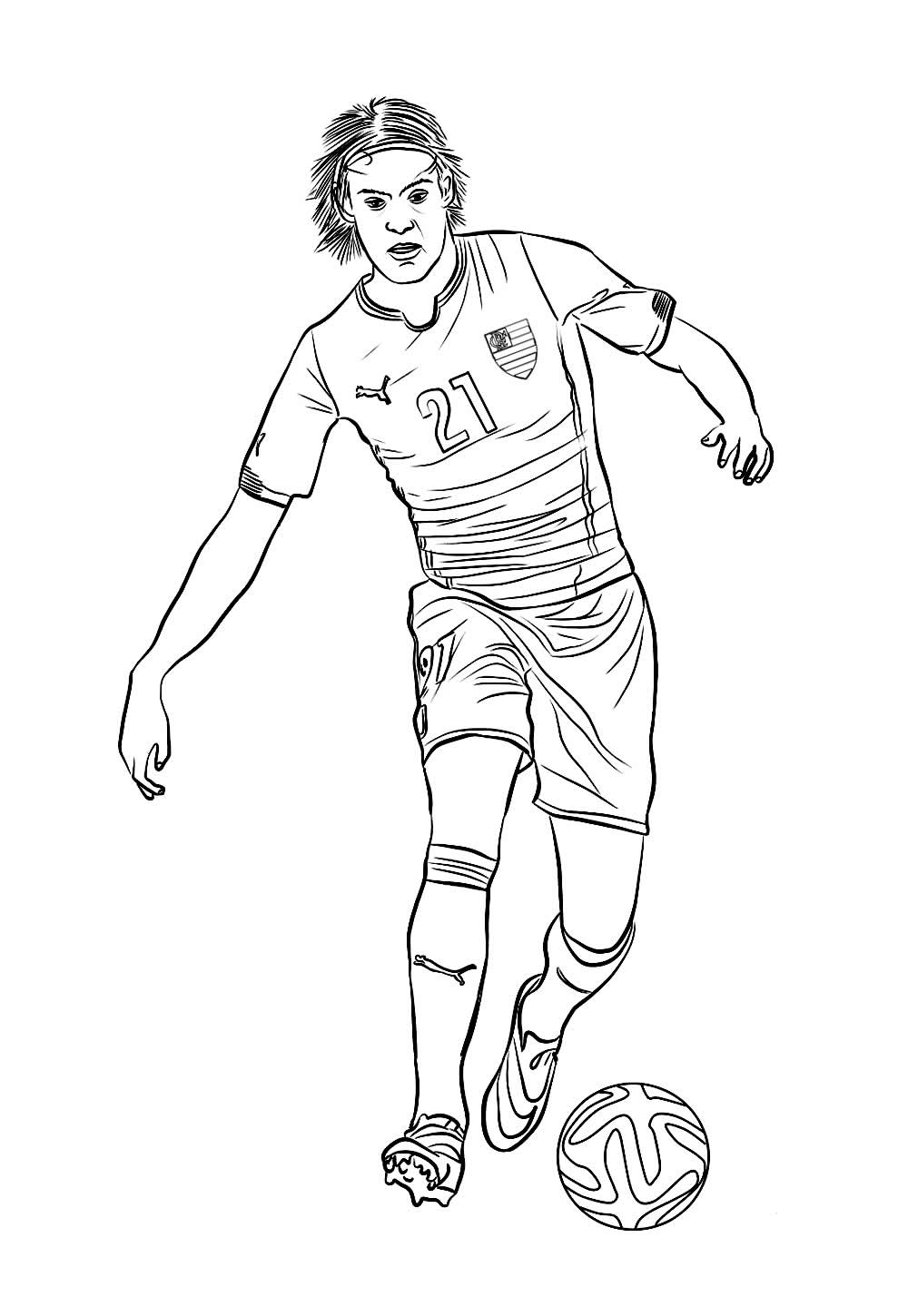 Desenho do Flamengo para colorir
