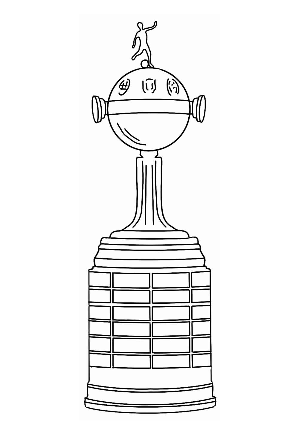 Desenho de Troféu para colorir