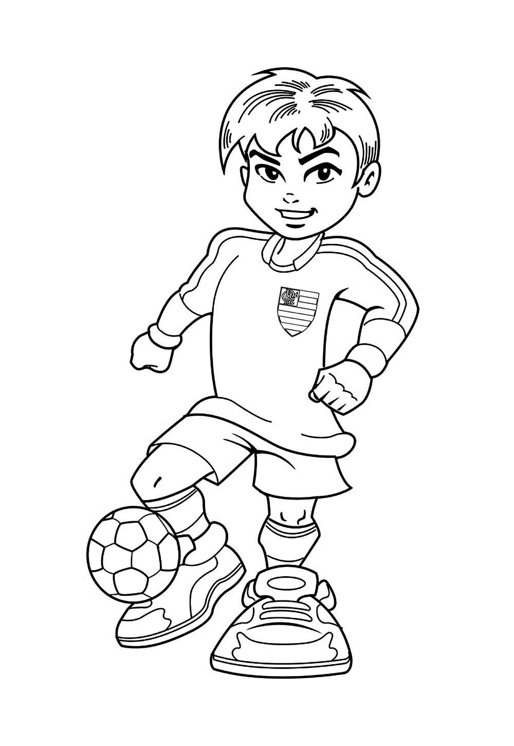 Desenho do Flamengo para pintar