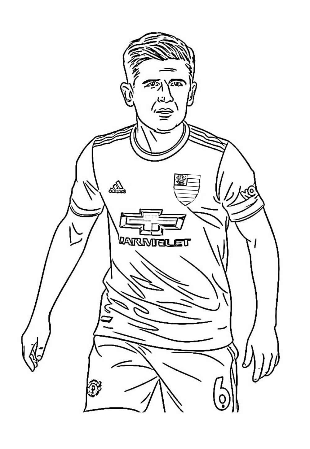 Desenhos do Flamengo para pintar