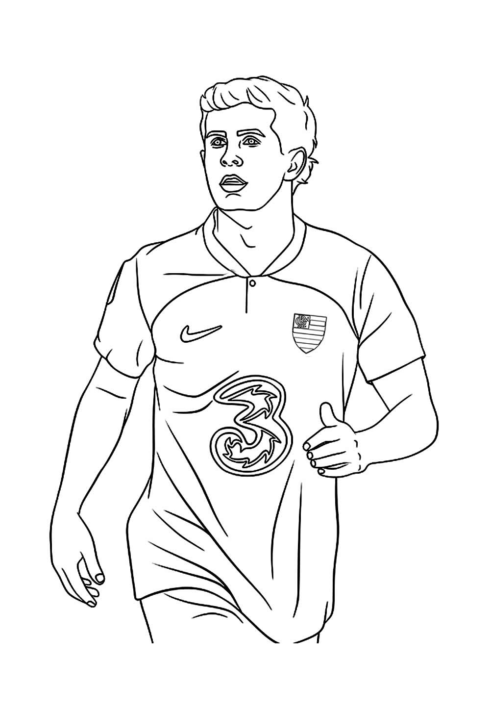 Desenhos do Flamengo para colorir
