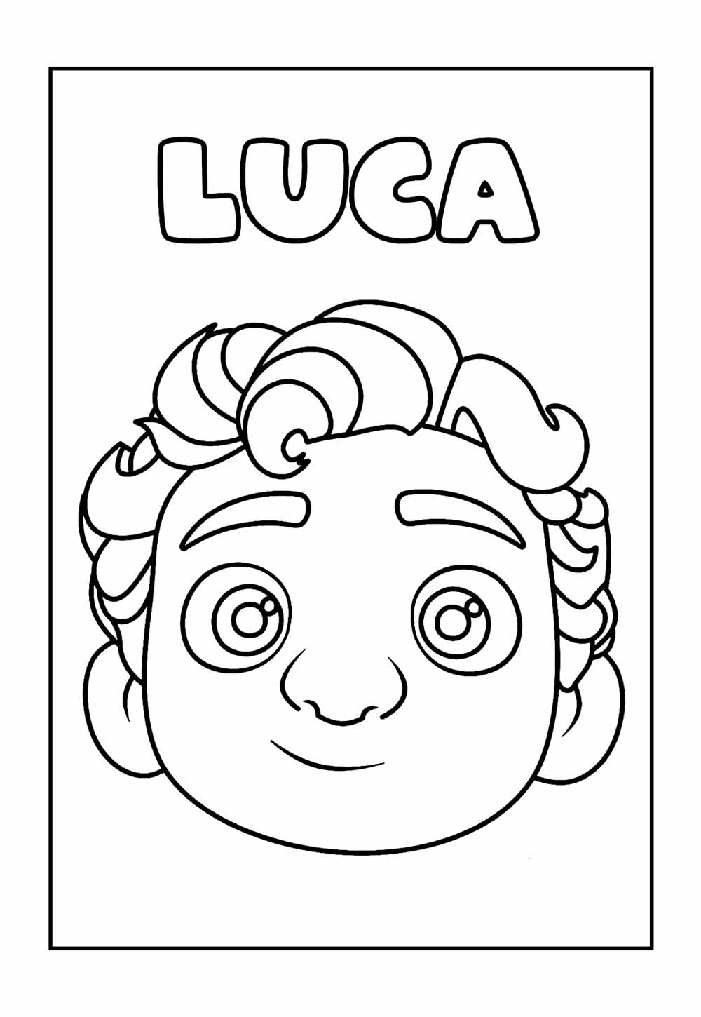 Pintar Desenho Luca