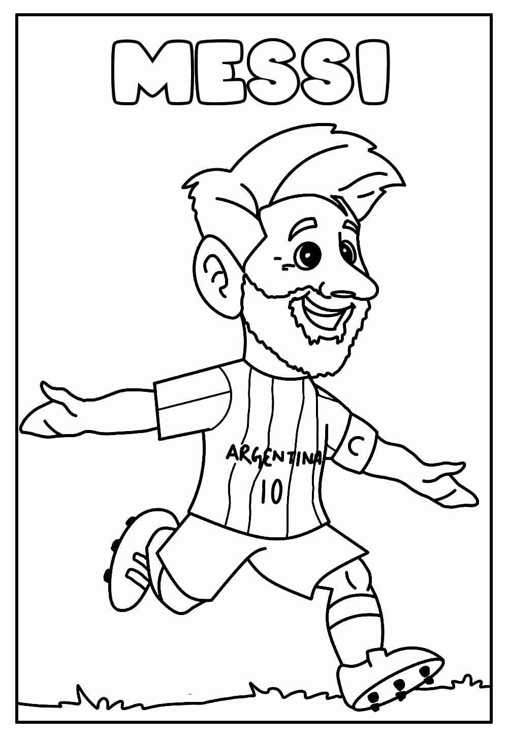 Desenho de Messi