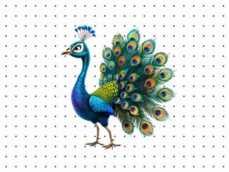 Desenho de Pavão para colorir